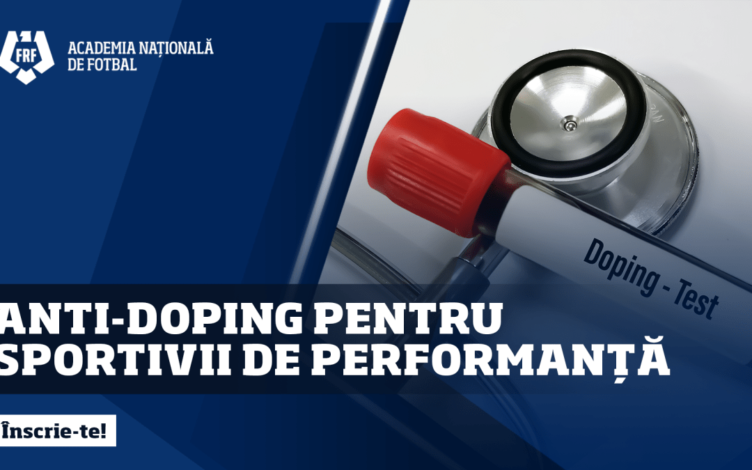 Antidoping în sport – sesiune educativă