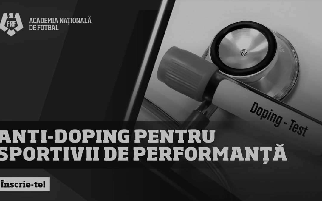Antidoping în sport – sesiune educativă